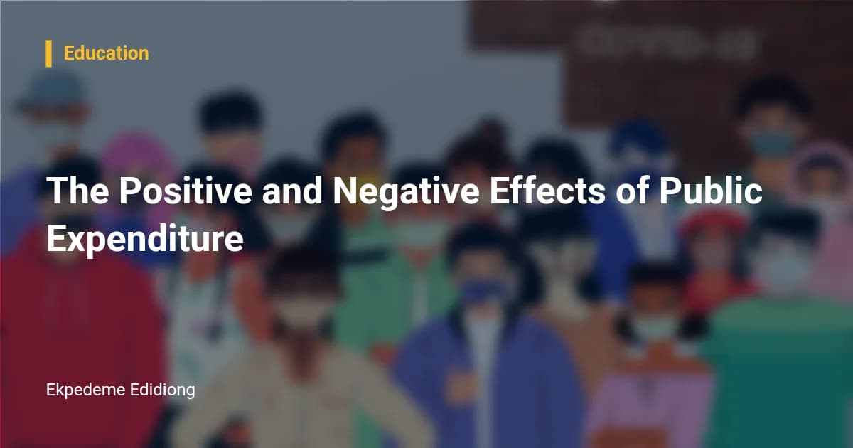 The Positive and Negative Effects of Public Expenditure