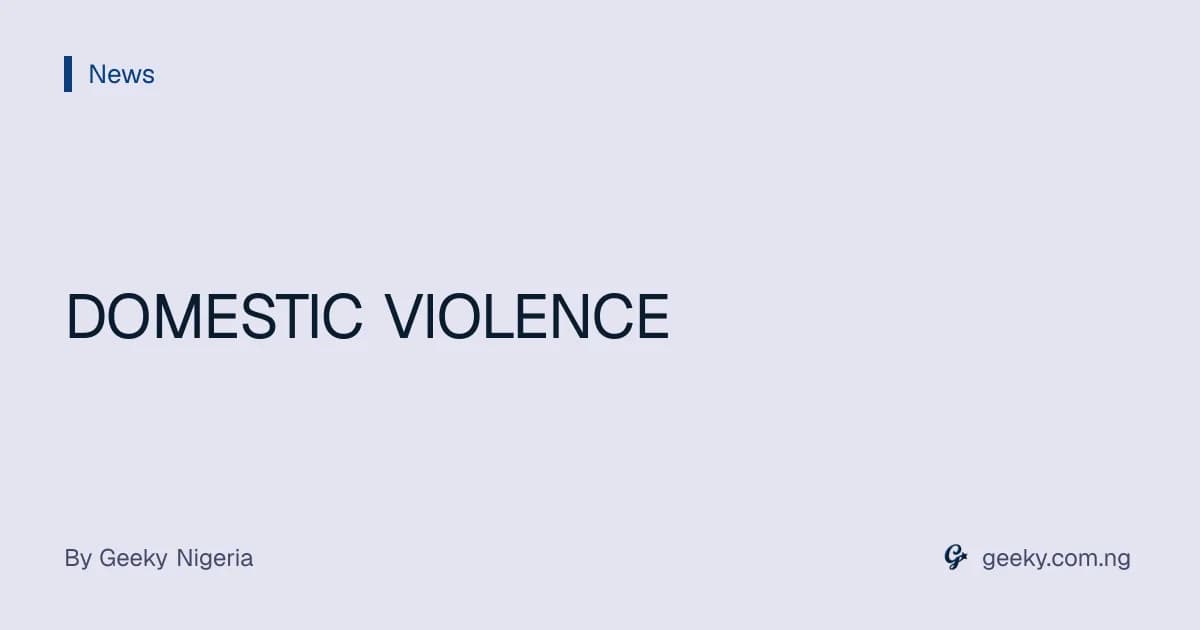 DOMESTIC VIOLENCE