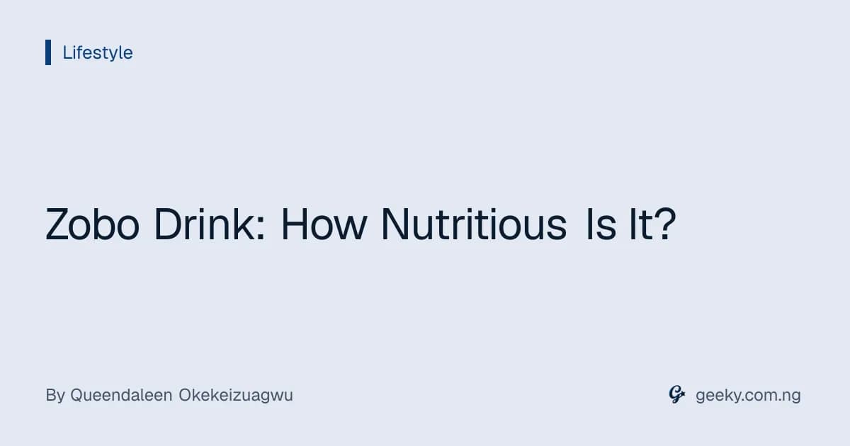 Zobo Drink: How Nutritious Is It?