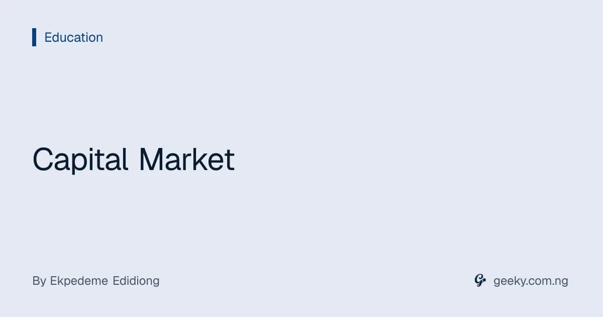 Capital Market