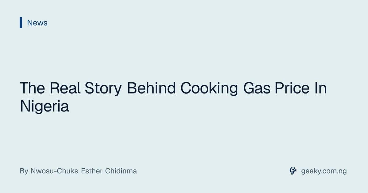 The Real Story Behind Cooking Gas Price In Nigeria