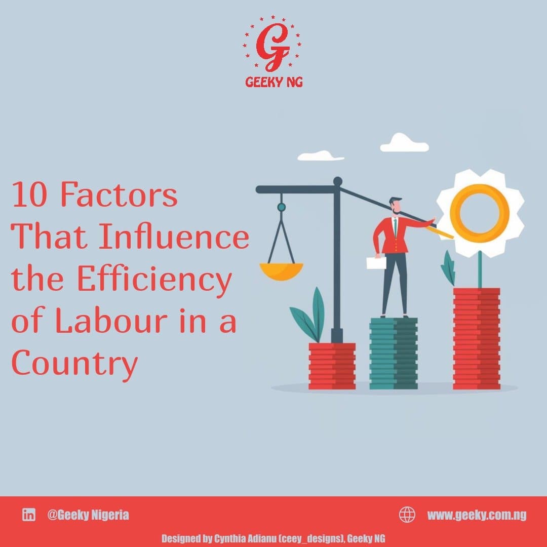 10 Factors That Influence Efficiency Of Labour In A Country