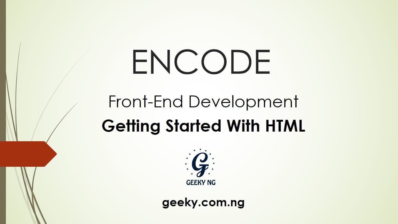 Front-End Development: Getting Started With HTML