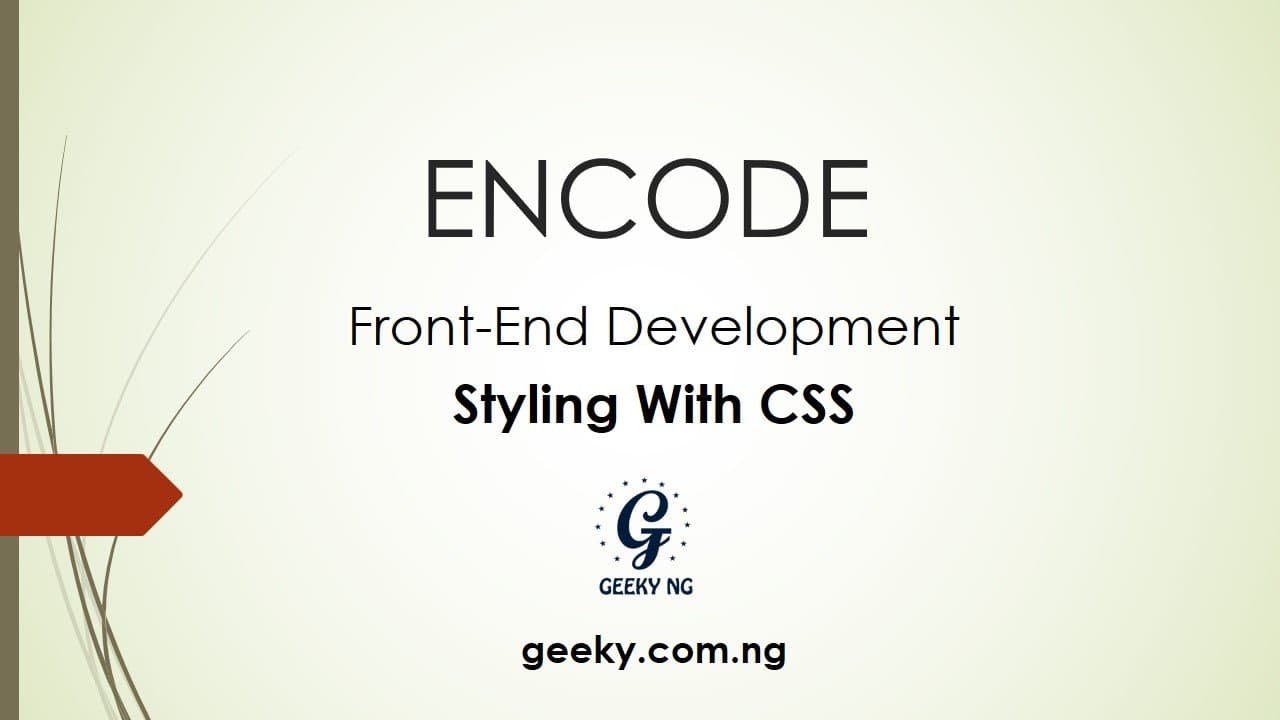 Styling With CSS