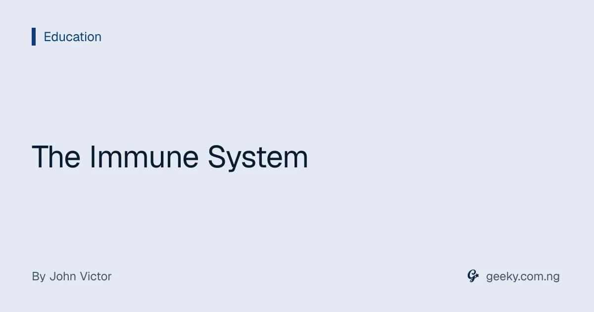 The Immune System
