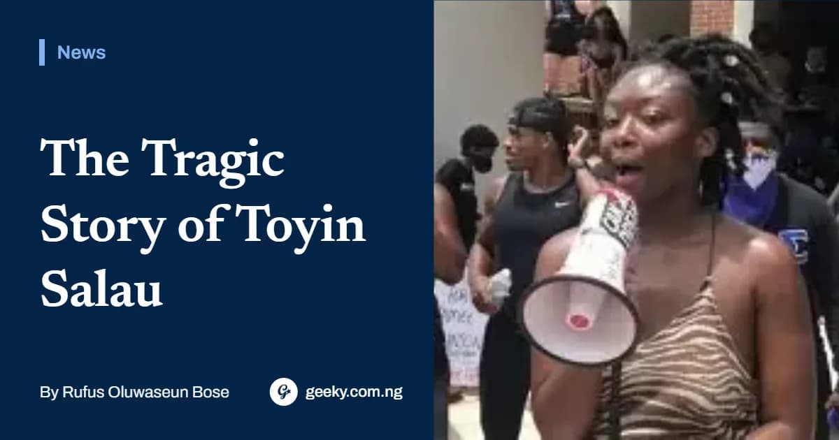 THE TRAGIC STORY OF TOYIN SALAU