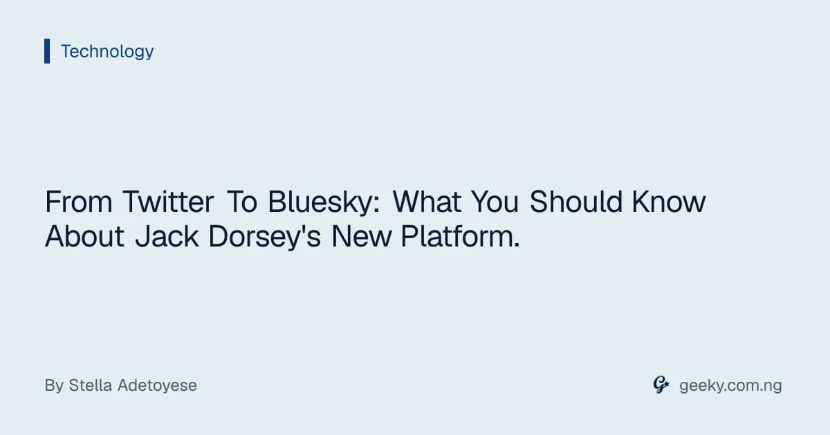 From Twitter To Bluesky: What You Should Know About Jack Dorsey's New Platform.