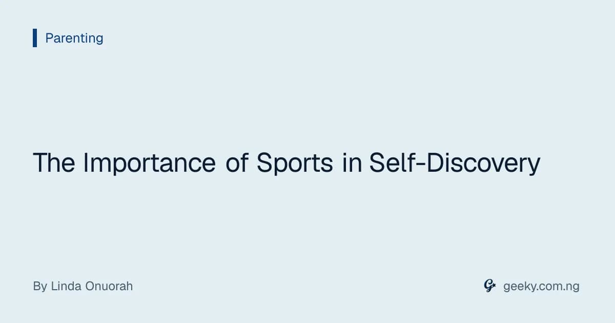 The Importance of Sports in Self-Discovery
