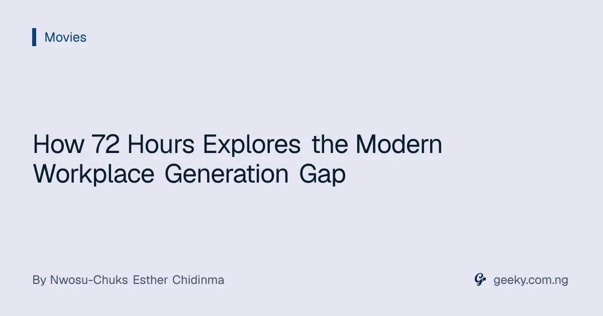 How 72 Hours Explores the Modern Workplace Generation Gap