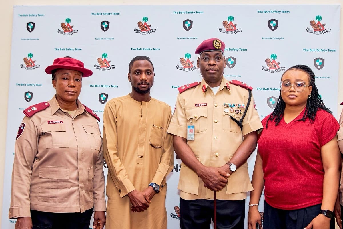 Bolt, FRSC Empower Over 100 Drivers and Couriers with Road Safety Training