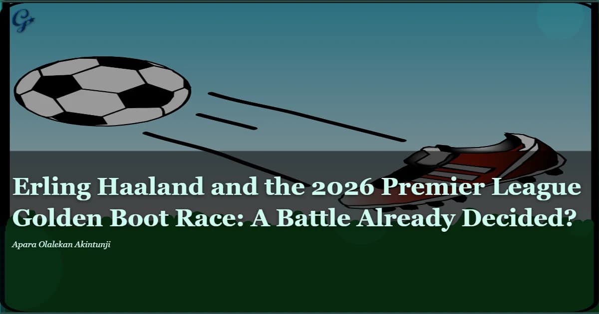 Erling Haaland and the 2026 Premier League Golden Boot Race: A Battle Already Decided?