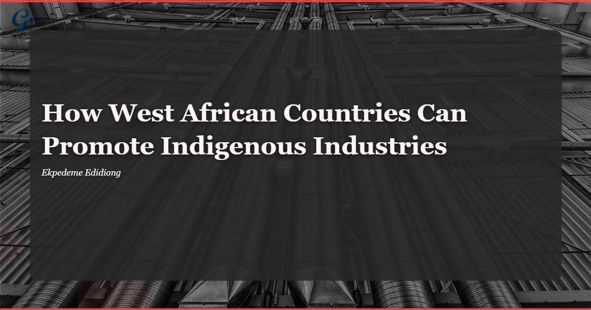 How West African Countries Can Promote Indigenous Industries