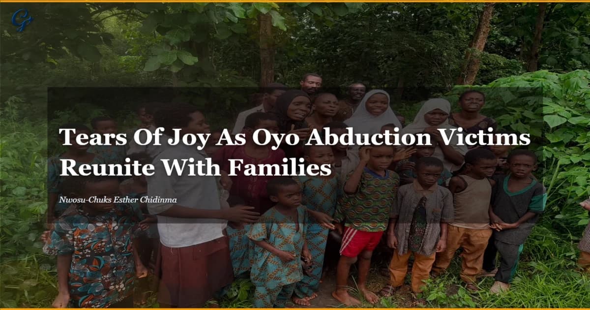 Tears Of Joy As Oyo Abduction Victims Reunite With Families