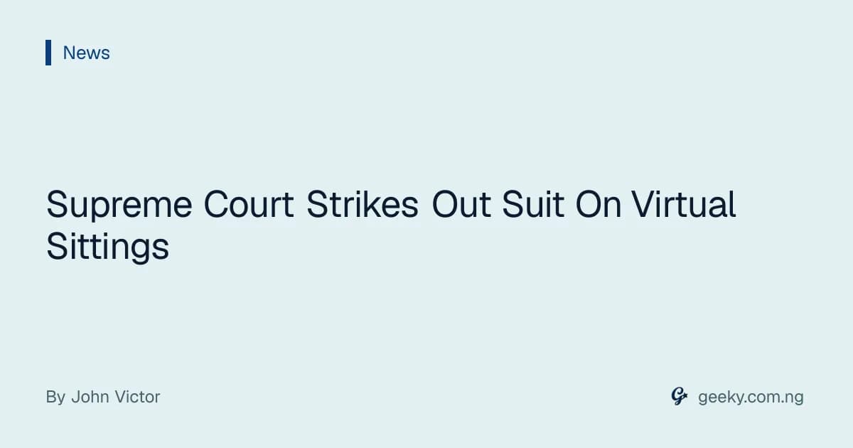 Supreme Court Strikes Out Suit On Virtual Sittings