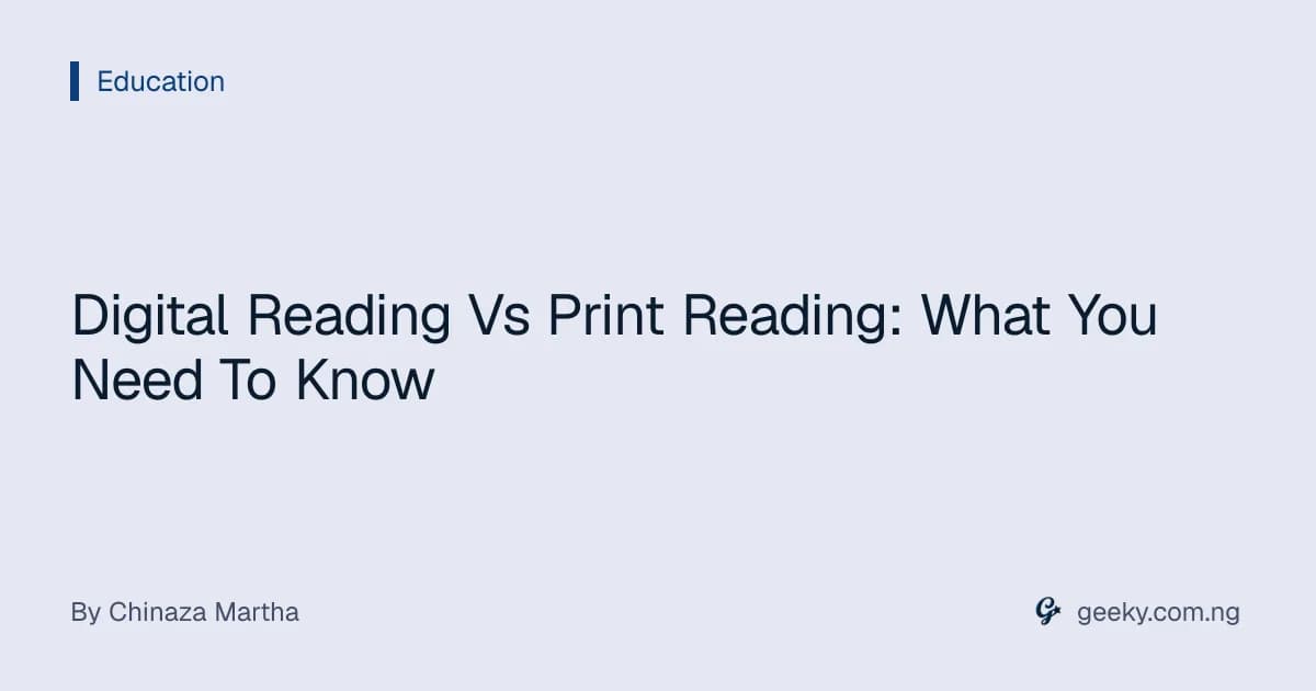 Digital Reading Vs Print Reading: What You Need To Know