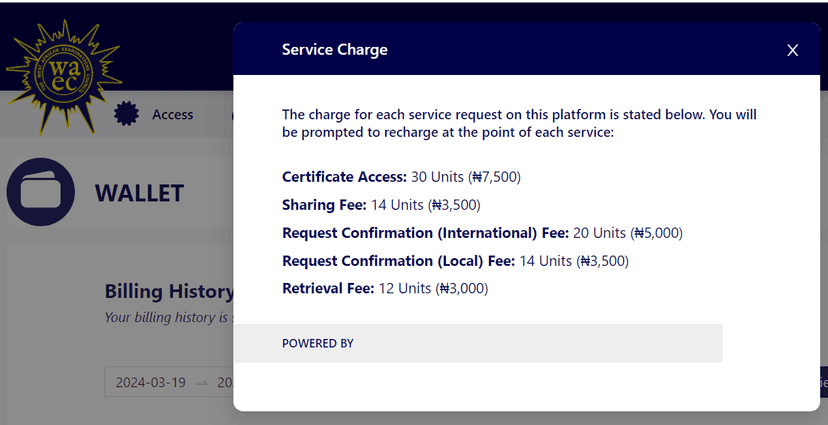 WAEC Digital Certificate Fees